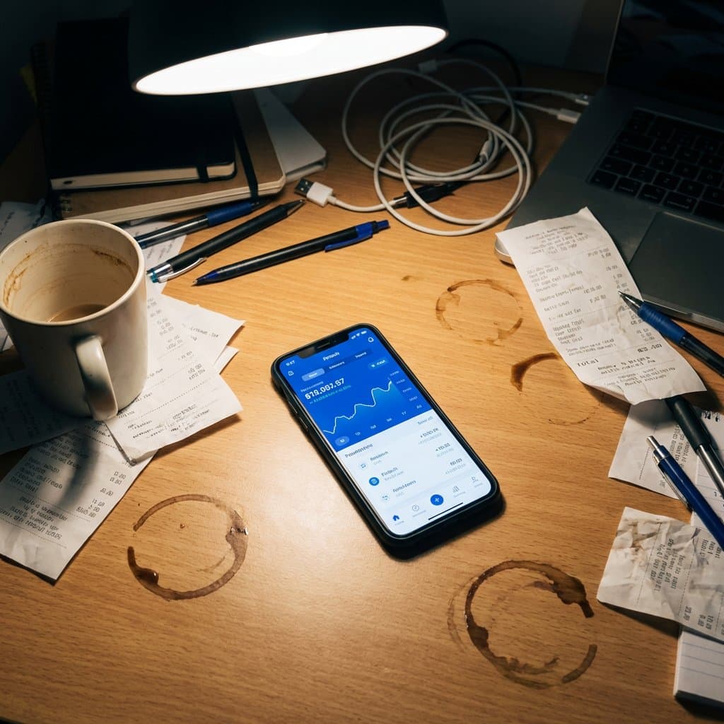 Before: raw Personal Finance & Fintech product