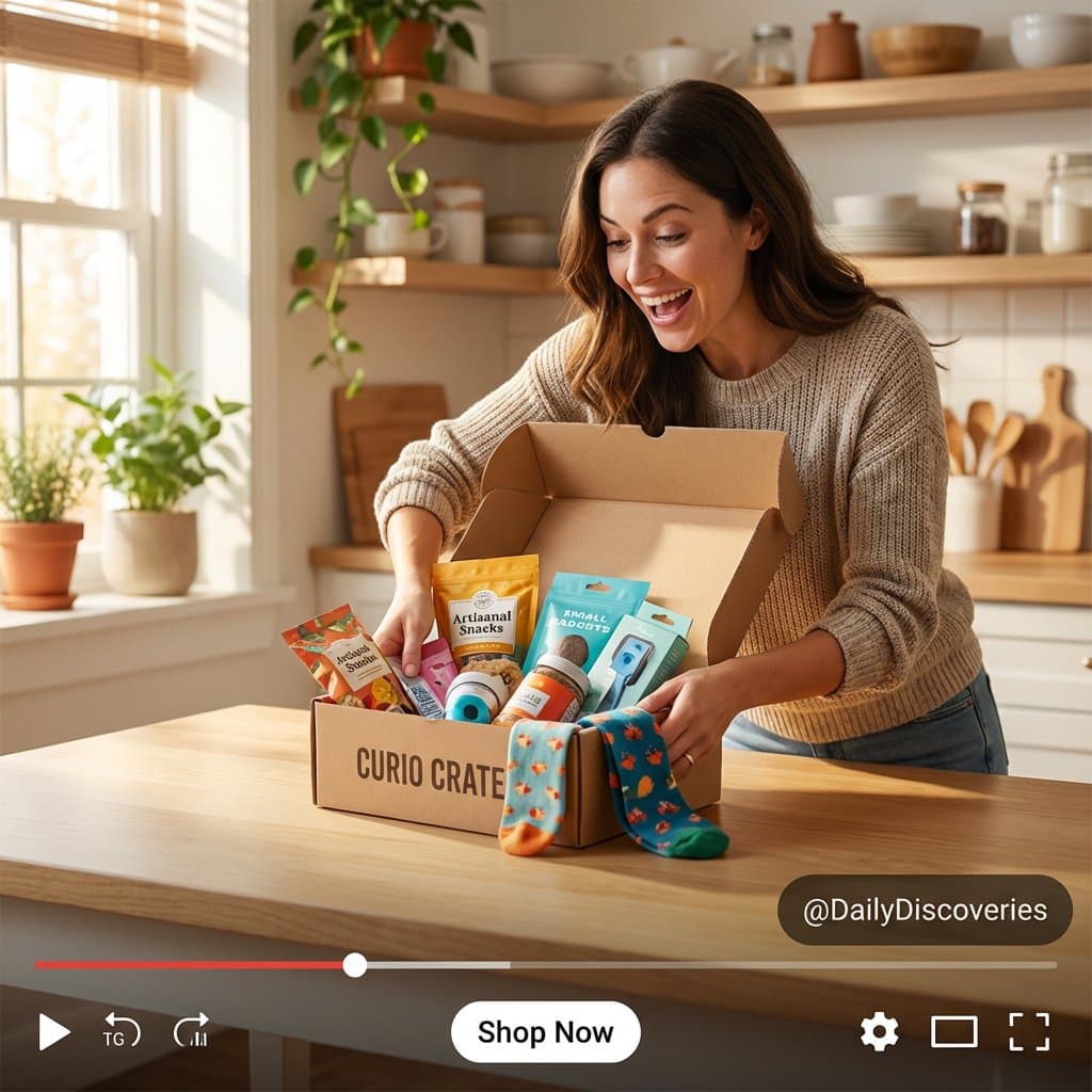 After: polished Subscription Boxes AI ad